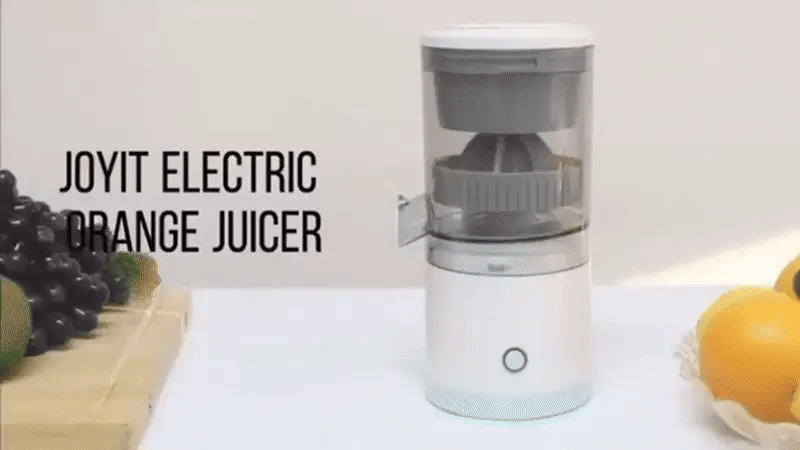 Portable Electric Citrus Juicer with 360° Rotating Press, 80W Motor & One-Touch Operation – Compact Orange, Lemon & Lime Juice Extractor