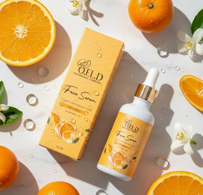 O.E.L.D Professional Cosmetics Vitamin C Face Serum | Brightening Anti-Aging Serum for Dark Spots, Uneven Skin Tone & Hydration