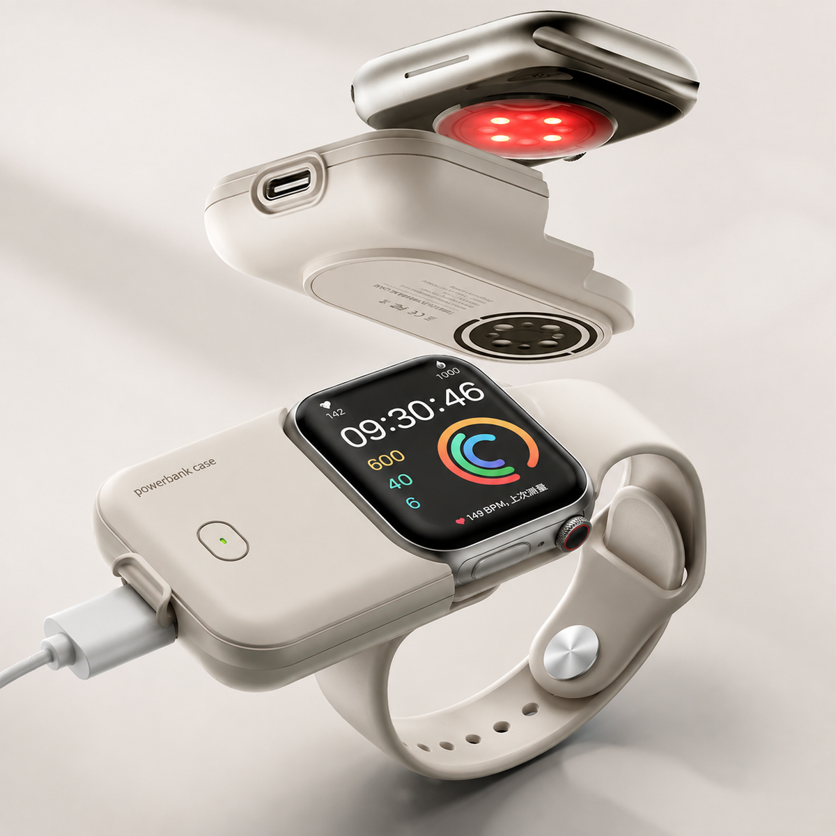 Smart Watch Power Bank | Portable Magnetic Wireless Charger for Apple & Android Smartwatches
