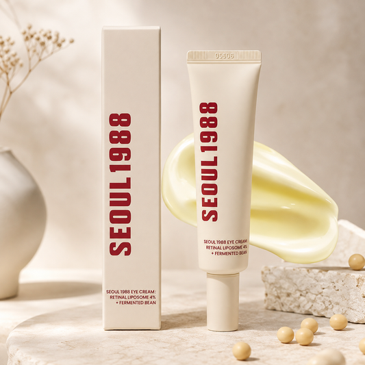 Seoul 1988 Eye Cream | Anti-Aging Korean Eye Cream for Dark Circles, Puffiness & Fine Lines | Hydrating Under Eye Treatment