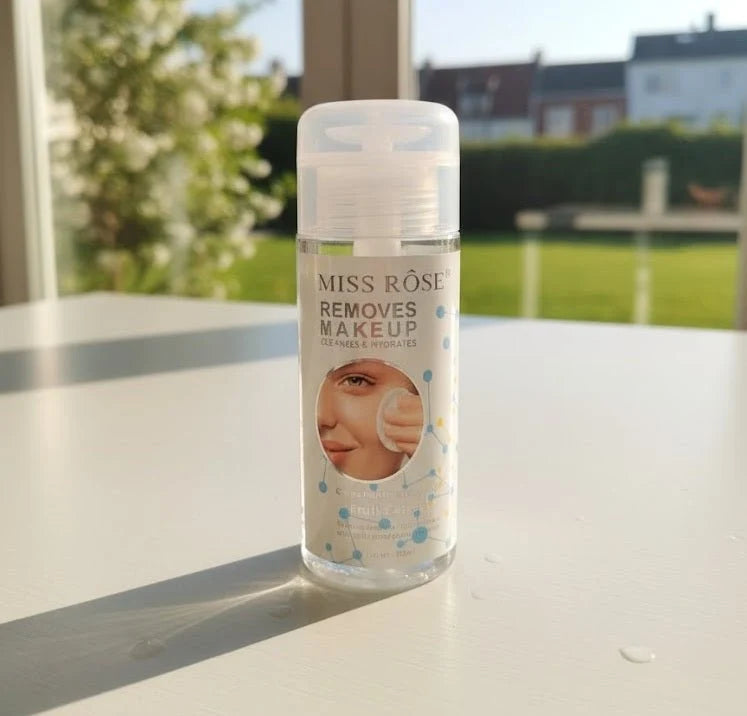 Miss Rose Makeup Remover | Gentle Waterproof Makeup Remover for Face, Eyes & Lips | Hydrating Cleansing Formula
