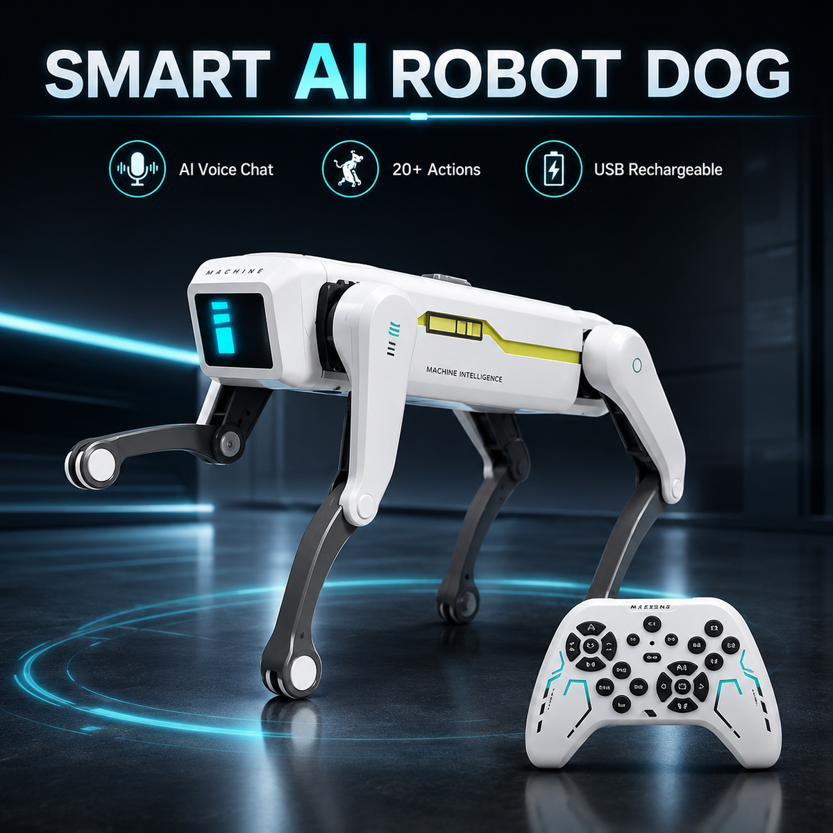 Smart Dog Multifunctional Toy | Interactive Automatic Pet Toy for Training, Chewing & Mental Stimulation