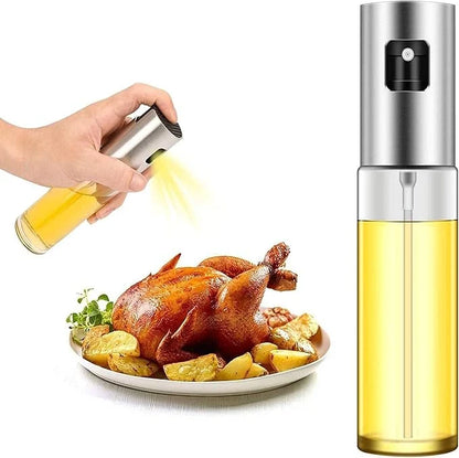 Oil Spray Bottle | Refillable Olive Oil Sprayer for Cooking, BBQ, Air Fryer & Salad
