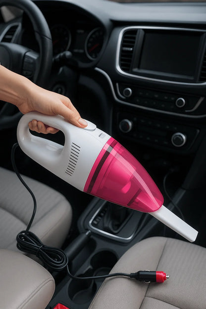Portable Car Vacuum Cleaner | High Power Cordless Mini Handheld Vacuum for Car, Home & Office