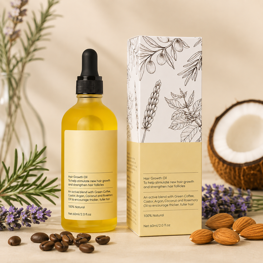 Hair Growth Oil for Men & Women | Natural Scalp Treatment for Thicker, Stronger & Healthier Hair | Nourishing Hair Regrowth Oil