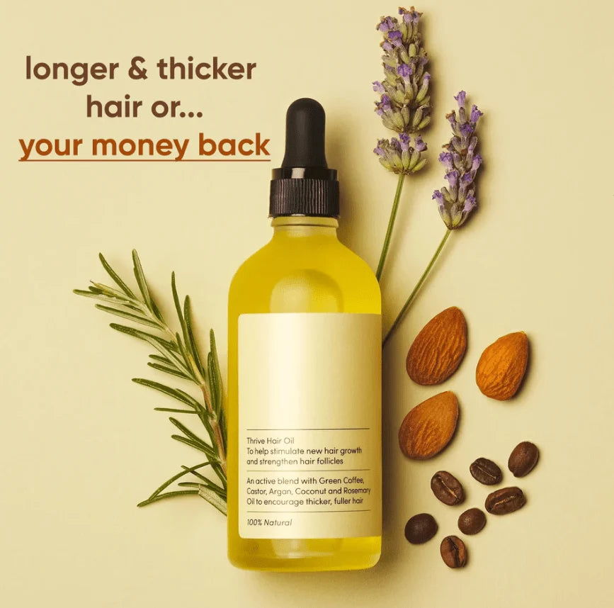 Hair Growth Oil for Men & Women | Natural Scalp Treatment for Thicker, Stronger & Healthier Hair | Nourishing Hair Regrowth Oil