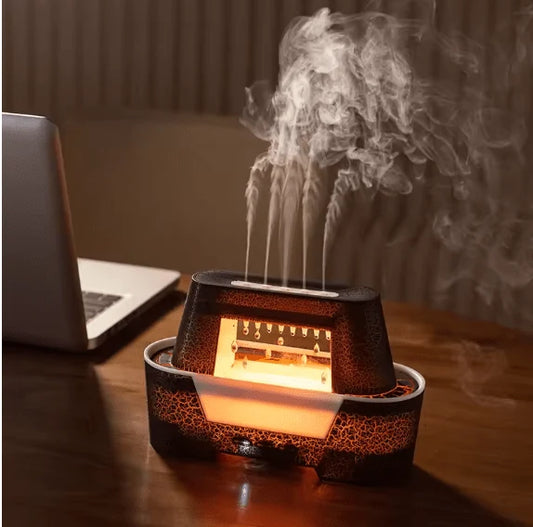 Raindrop Aroma Humidifier | LED Rain Cloud Essential Oil Diffuser & Cool Mist Air Humidifier