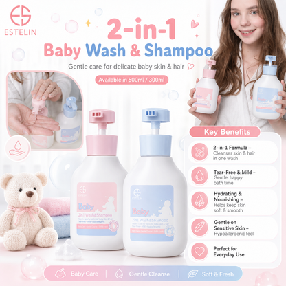 2-in-1 Baby Wash & Shampoo (Original)