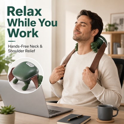 Shoulder & Neck Massager | Heated Shiatsu Deep Tissue Massage Pillow