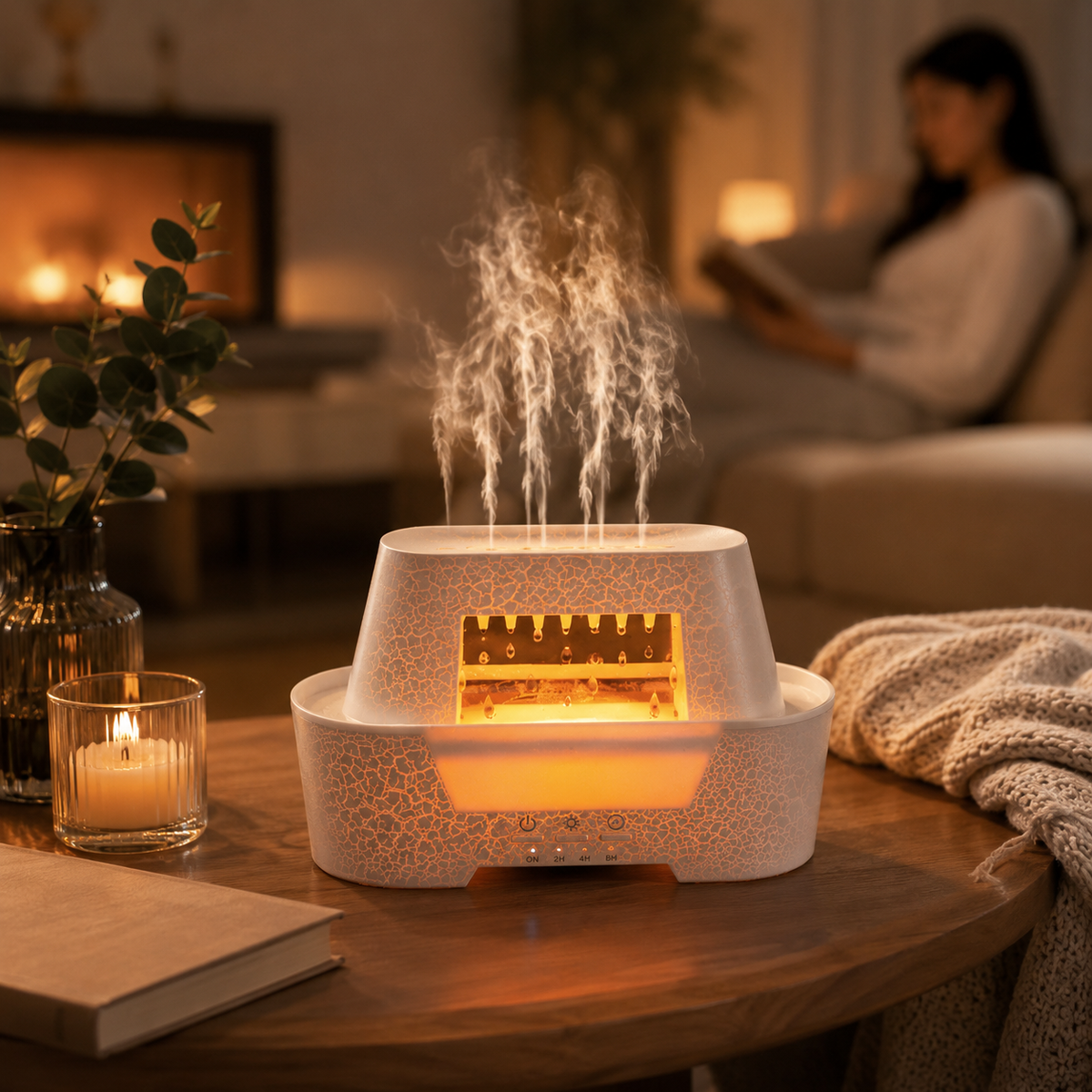 Raindrop Aroma Humidifier | LED Rain Cloud Essential Oil Diffuser & Cool Mist Air Humidifier