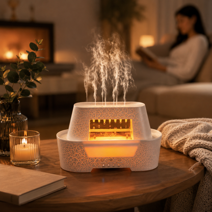 Raindrop Aroma Humidifier | LED Rain Cloud Essential Oil Diffuser & Cool Mist Air Humidifier