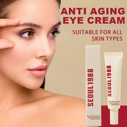 Seoul 1988 Eye Cream | Anti-Aging Korean Eye Cream for Dark Circles, Puffiness & Fine Lines | Hydrating Under Eye Treatment
