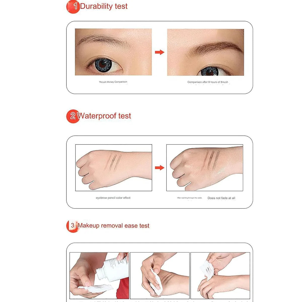 Micro Eyebrow Pencil | Ultra Fine Precision Brow Pencil for Natural-Looking, Waterproof & Long-Lasting Eyebrows