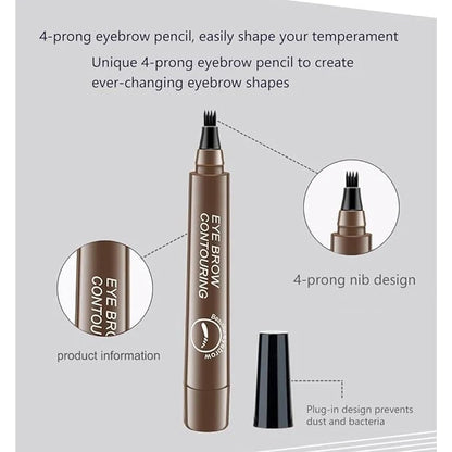 Micro Eyebrow Pencil | Ultra Fine Precision Brow Pencil for Natural-Looking, Waterproof & Long-Lasting Eyebrows