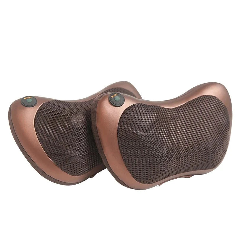 Electric Neck and Body Massage Pillow | Heated Shiatsu Deep Tissue Massager for Neck, Shoulders, Back & Legs