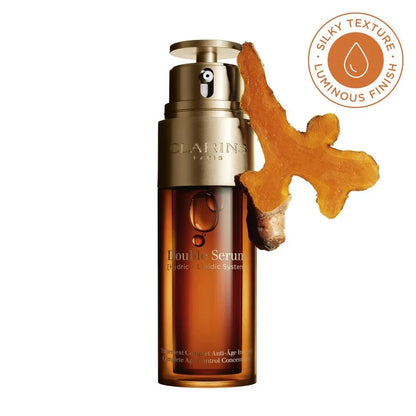 Clarins Paris Age-Defying Double Serum | Anti-Aging Face Serum for Firming, Hydration & Wrinkle Reduction | Youthful Glow Skincare