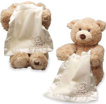 Peekaboo Teddy Bear | Interactive Bear with Peekaboo Ears | Soft Stuffed Toy for Babies & Kids
