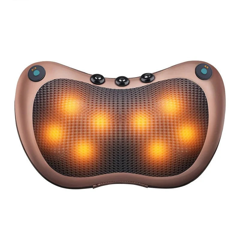 Electric Neck and Body Massage Pillow | Heated Shiatsu Deep Tissue Massager for Neck, Shoulders, Back & Legs