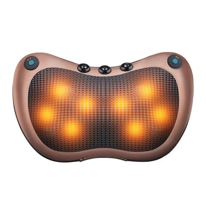 Electric Neck and Body Massage Pillow | Heated Shiatsu Deep Tissue Massager for Neck, Shoulders, Back & Legs