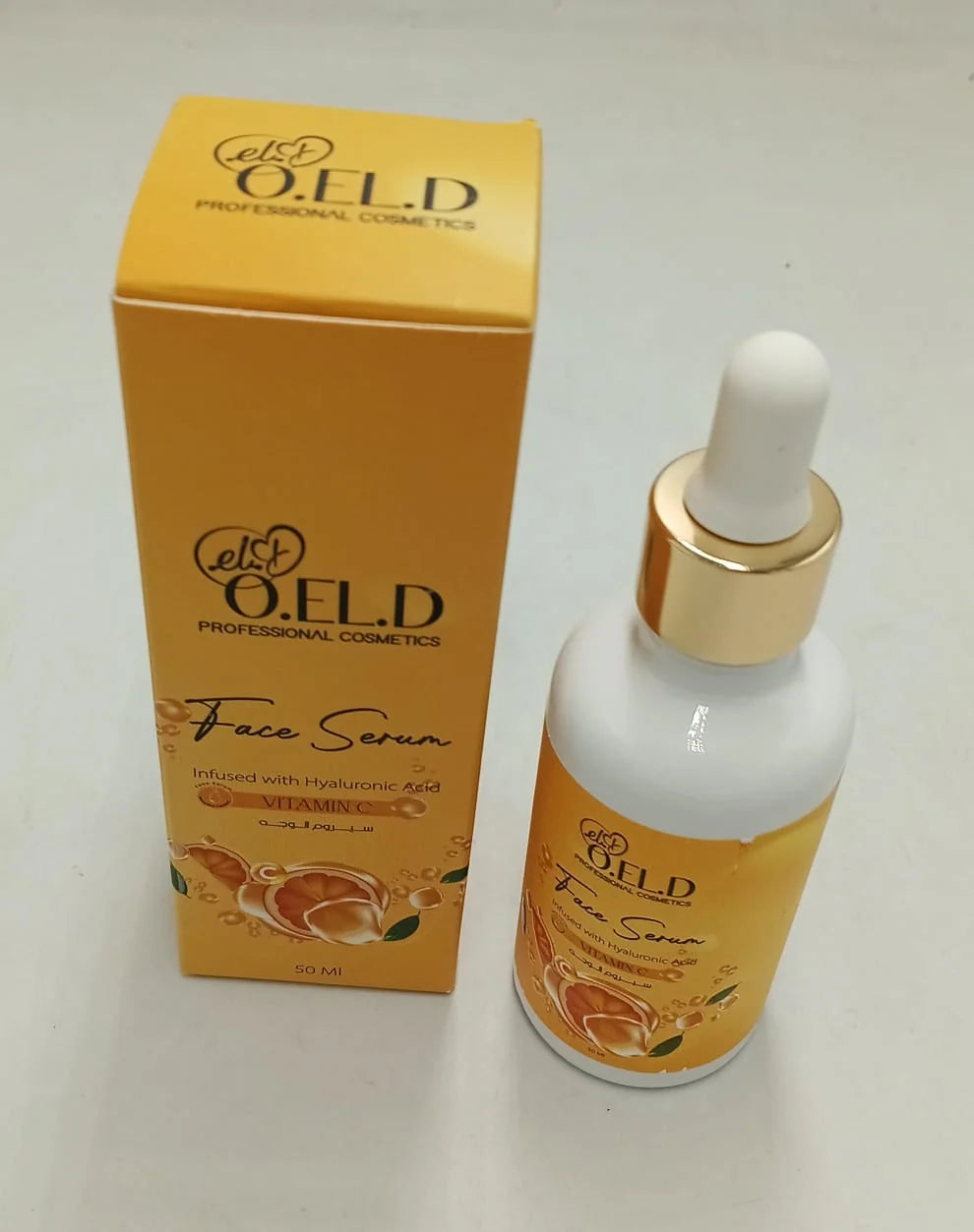 O.E.L.D Professional Cosmetics Vitamin C Face Serum | Brightening Anti-Aging Serum for Dark Spots, Uneven Skin Tone & Hydration