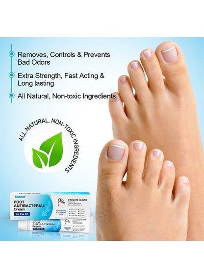 Sumifun Foot Anti-Bacterial Cream | Antifungal Foot Cream for Athlete's Foot, Itching, Odor & Dry Cracked Feet