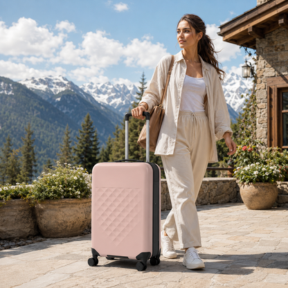 Foldable Travel Suitcase | Expandable Rolling Luggage with Wheels for Travel & Storage