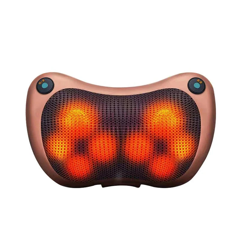 Electric Neck and Body Massage Pillow | Heated Shiatsu Deep Tissue Massager for Neck, Shoulders, Back & Legs