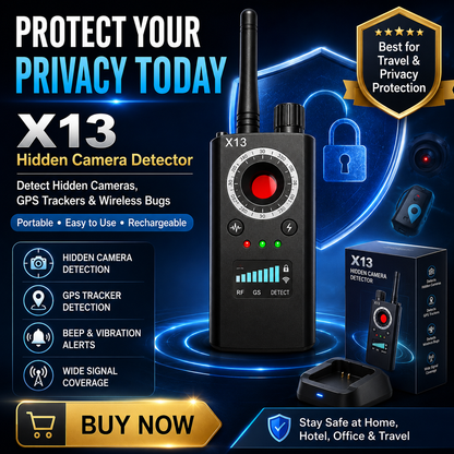 Hidden Camera Detector | RF Signal, GPS Tracker & Bug Detector for Privacy Protection