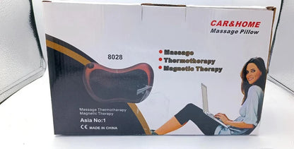 Electric Neck and Body Massage Pillow | Heated Shiatsu Deep Tissue Massager for Neck, Shoulders, Back & Legs
