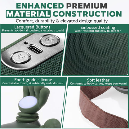 Shoulder & Neck Massager | Heated Shiatsu Deep Tissue Massage Pillow