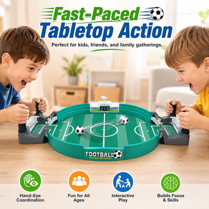 Tabletop Football Game – 2 Player Interactive Mini Soccer Board Game for Kids & Family